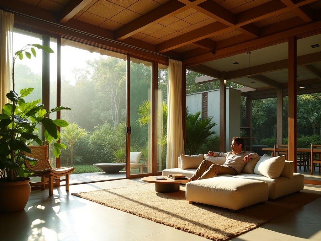 Residencia bioclimática en zona tropical